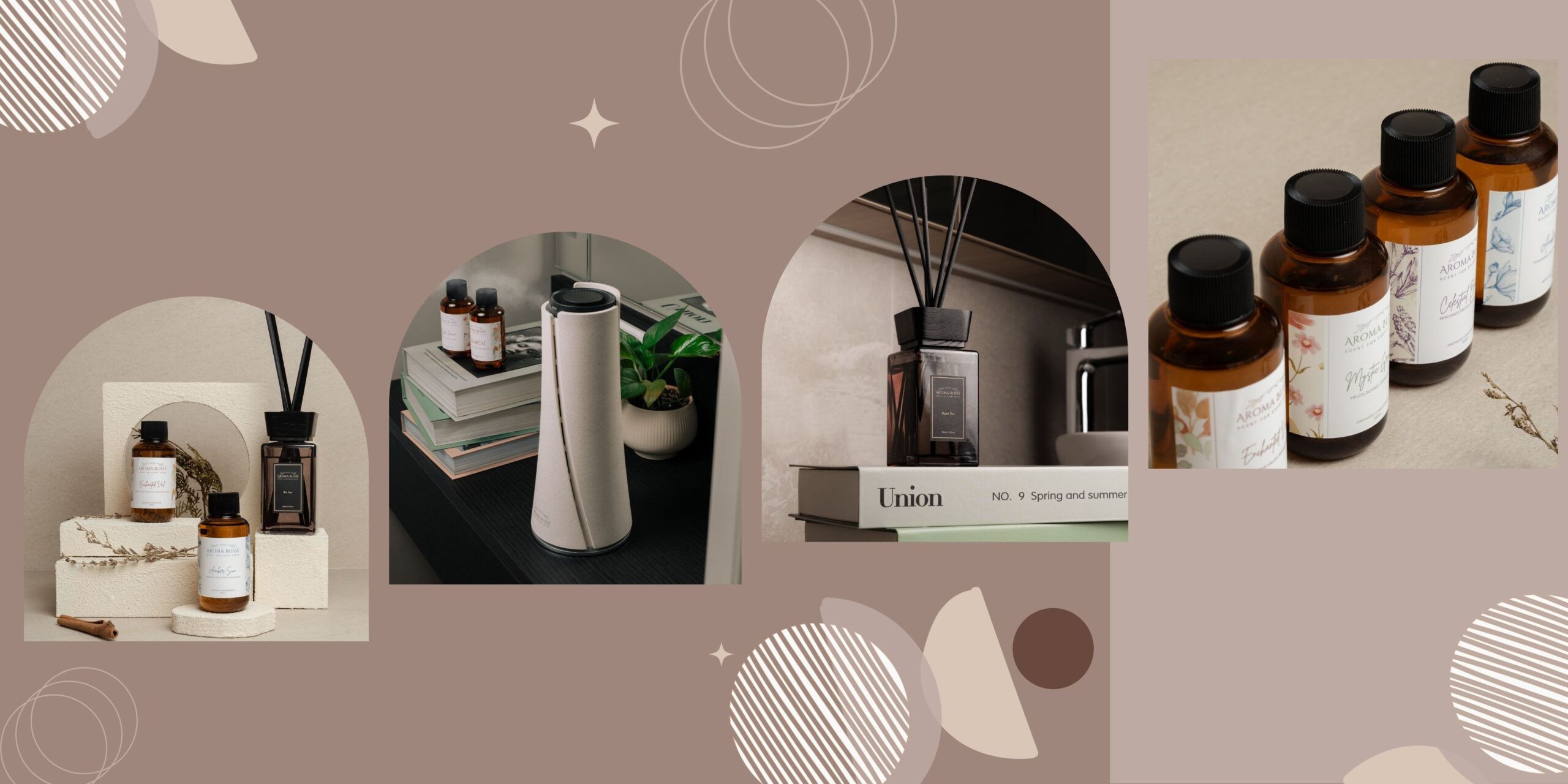 Brown Simple Minimalist Beauty Product Banner